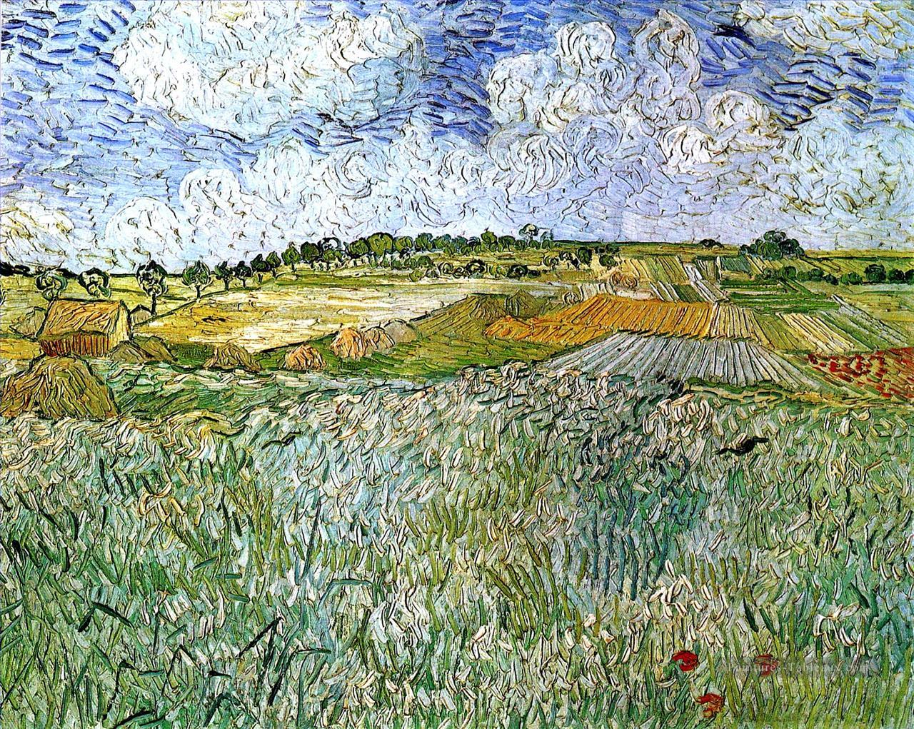 La Plaine d’Auvers Vincent van Gogh Peintures à l'huile